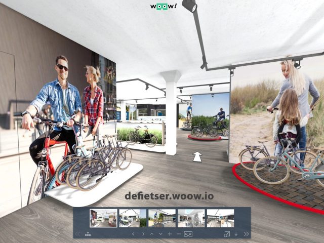 De Fietser winkel 3D winkel vr