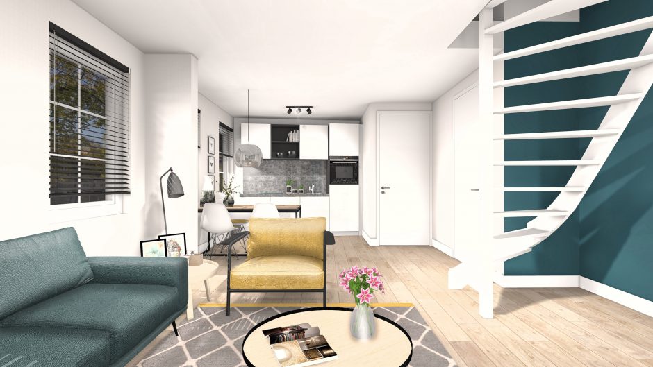Amersfoort studio ontwerp 3D design appartement VR restaurant